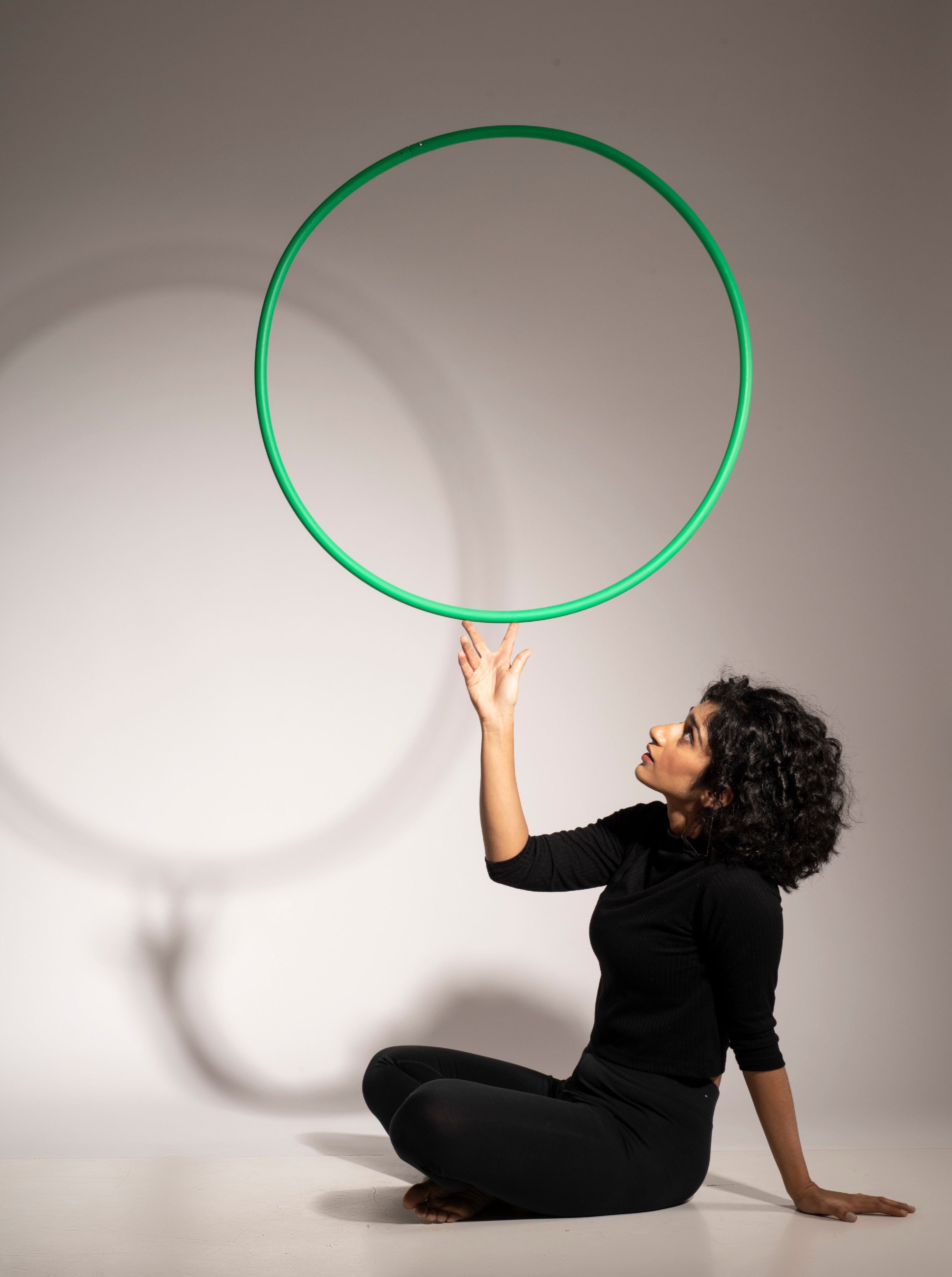Green Tambourine Hoops