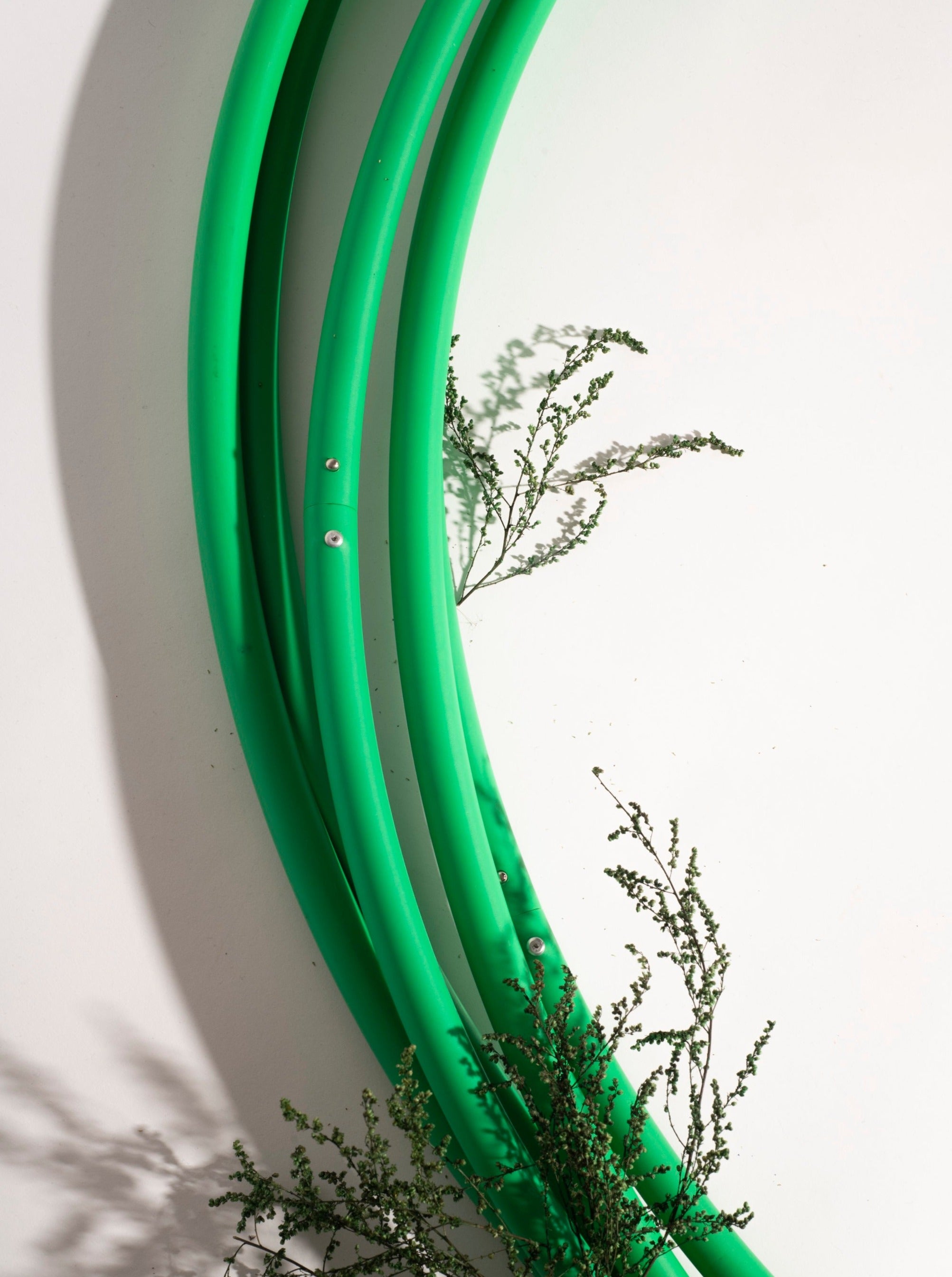 Green Tambourine Hoops