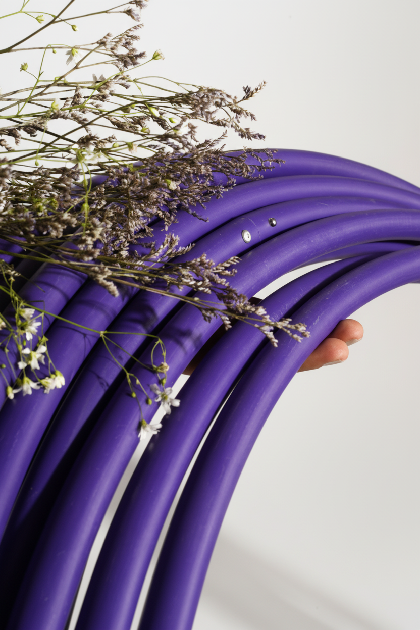 Purple Hoop Swatch - Balanced Lighting