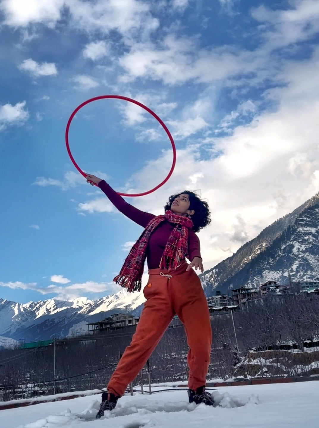 Red Collapsible Hoop